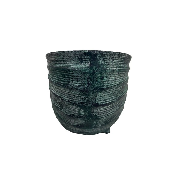 Toyo Made In Korea - 8 1/2” Vintage Snail Shaped Planter - VGC W/ Patina ‼️READ - Picture 5 of 7